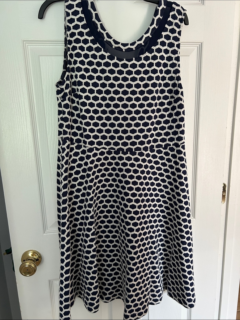 Womans sleeveless summer dress